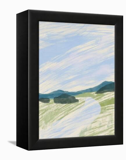 Abstract Landscape Sketch-Little Dean-Framed Premier Image Canvas