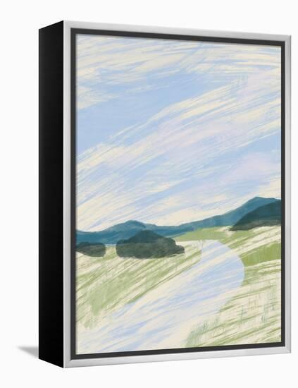 Abstract Landscape Sketch-Little Dean-Framed Premier Image Canvas