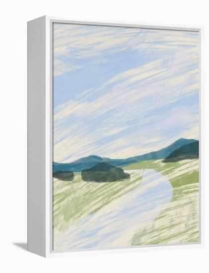 Abstract Landscape Sketch-Little Dean-Framed Premier Image Canvas