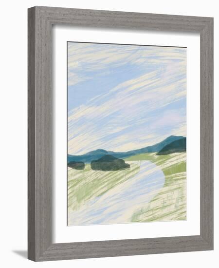 Abstract Landscape Sketch-Little Dean-Framed Photographic Print