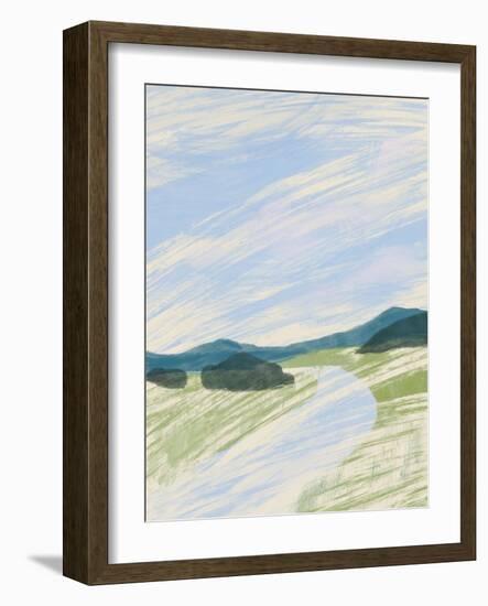 Abstract Landscape Sketch-Little Dean-Framed Photographic Print