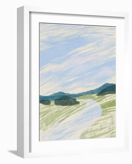 Abstract Landscape Sketch-Little Dean-Framed Photographic Print