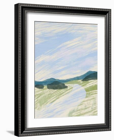 Abstract Landscape Sketch-Little Dean-Framed Photographic Print