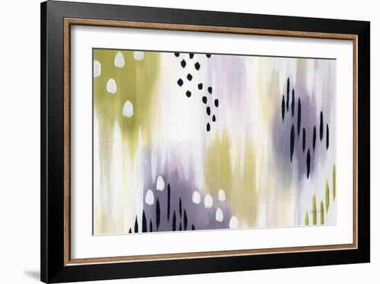 Abstract Lavender Essence-Yvette St. Amant-Framed Art Print