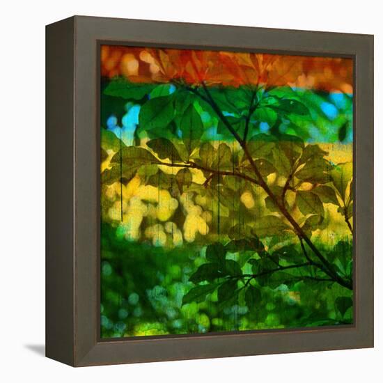 Abstract Leaf Study I-Sisa Jasper-Framed Premier Image Canvas