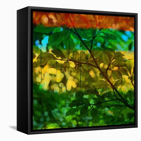 Abstract Leaf Study I-Sisa Jasper-Framed Premier Image Canvas