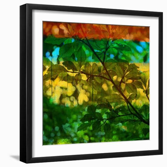 Abstract Leaf Study I-Sisa Jasper-Framed Photographic Print