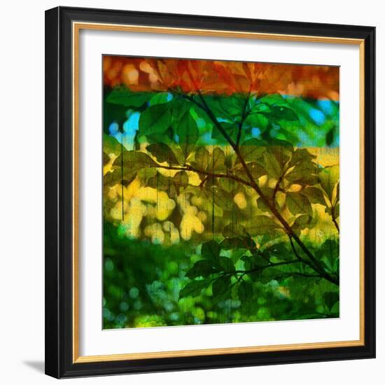 Abstract Leaf Study I-Sisa Jasper-Framed Photographic Print