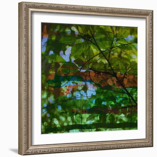 Abstract Leaf Study IV-Sisa Jasper-Framed Photographic Print