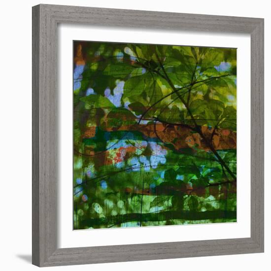 Abstract Leaf Study IV-Sisa Jasper-Framed Photographic Print