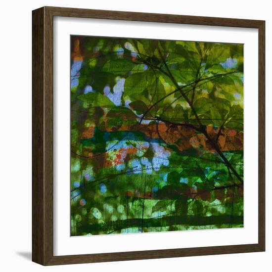 Abstract Leaf Study IV-Sisa Jasper-Framed Photographic Print