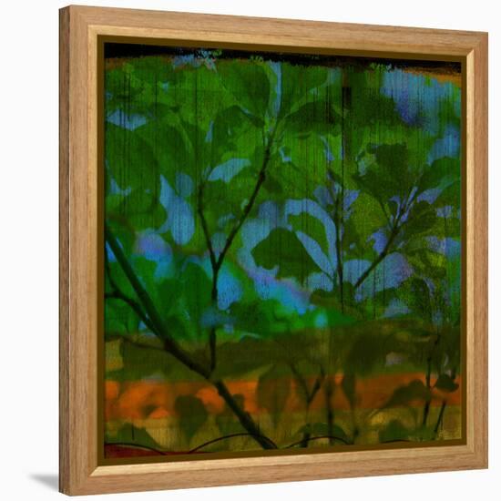 Abstract Leaf Study V-Sisa Jasper-Framed Premier Image Canvas