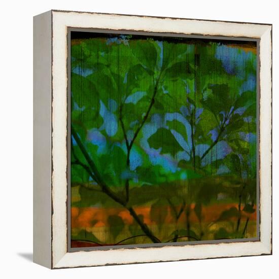 Abstract Leaf Study V-Sisa Jasper-Framed Premier Image Canvas