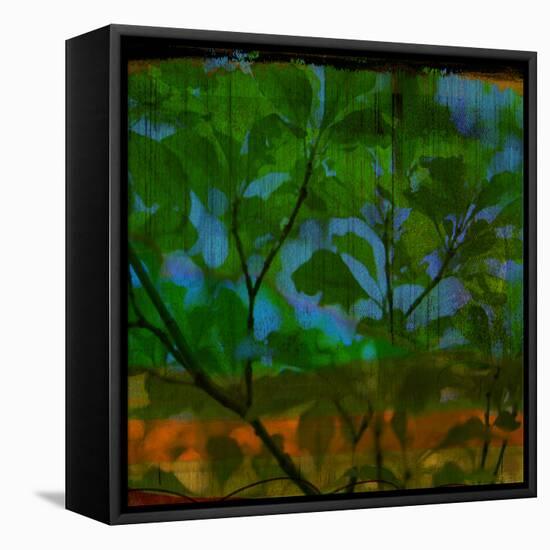 Abstract Leaf Study V-Sisa Jasper-Framed Premier Image Canvas