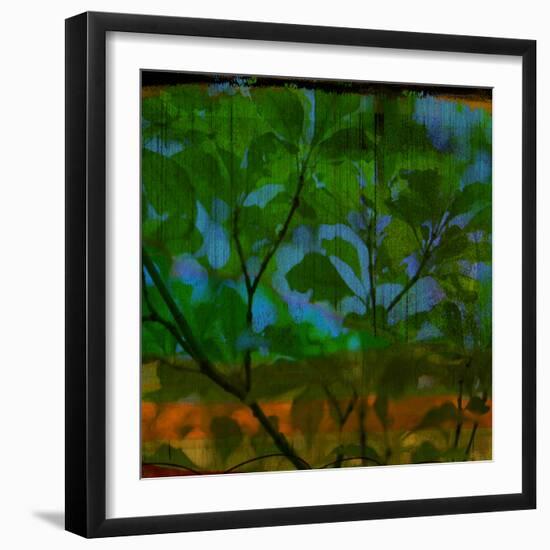 Abstract Leaf Study V-Sisa Jasper-Framed Photographic Print