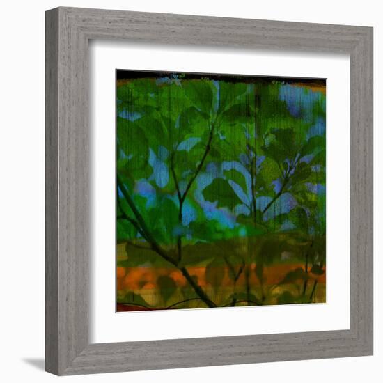 Abstract Leaf Study V-Sisa Jasper-Framed Premium Photographic Print