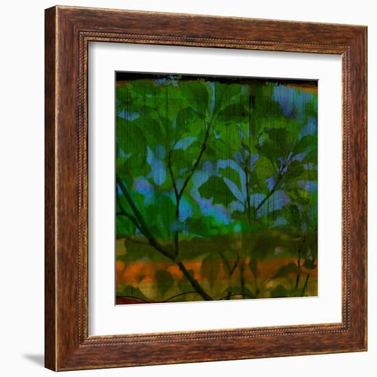 Abstract Leaf Study V-Sisa Jasper-Framed Premium Photographic Print