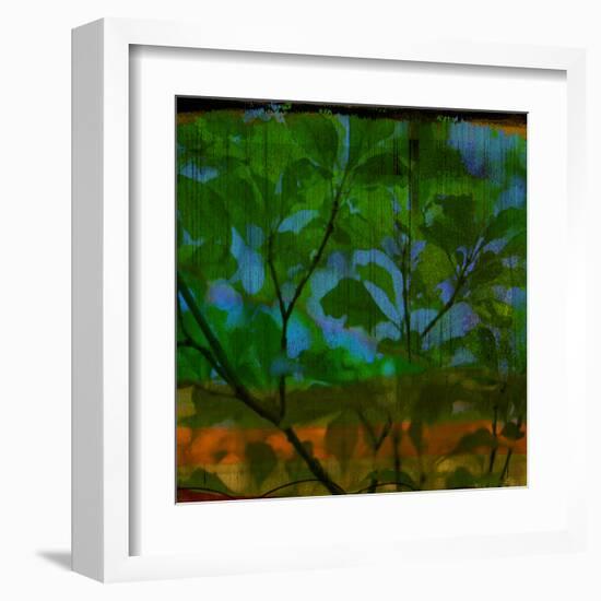 Abstract Leaf Study V-Sisa Jasper-Framed Premium Photographic Print