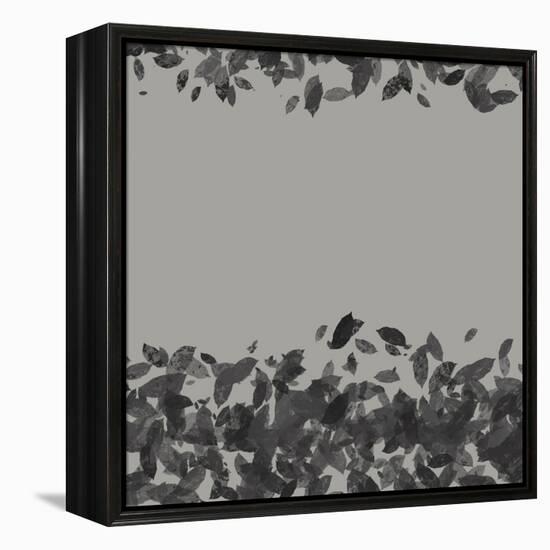 Abstract Leaves 1-Melody Hogan-Framed Stretched Canvas