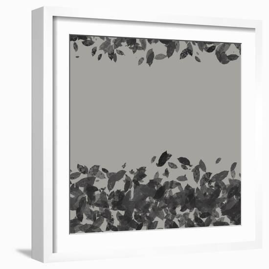 Abstract Leaves 1-Melody Hogan-Framed Art Print