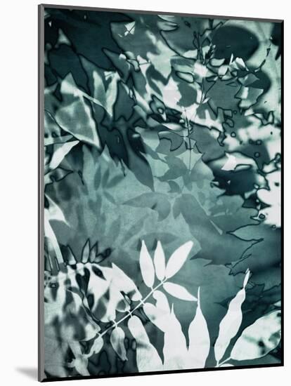 Abstract Leaves-Iris Lehnhardt-Mounted Art Print