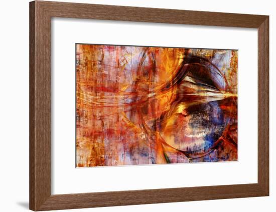 Abstract Lense I-Jean-François Dupuis-Framed Art Print