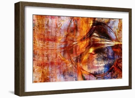 Abstract Lense I-Jean-François Dupuis-Framed Art Print