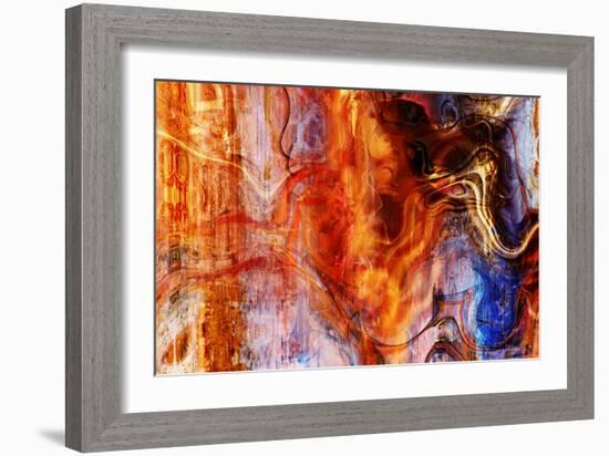 Abstract Lense II-Jean-François Dupuis-Framed Art Print