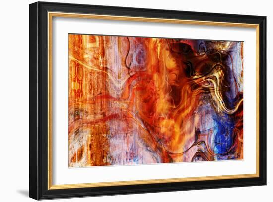 Abstract Lense II-Jean-François Dupuis-Framed Art Print