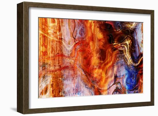 Abstract Lense II-Jean-François Dupuis-Framed Art Print