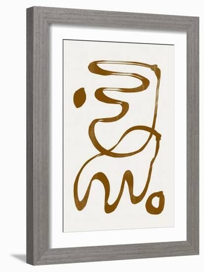 Abstract Line No6.-THE MIUUS STUDIO-Framed Giclee Print