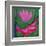 Abstract Lotus Flower-Elena Ray-Framed Art Print