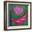 Abstract Lotus Flower-Elena Ray-Framed Art Print
