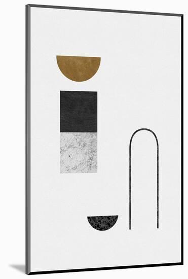 Abstract Luxe - Energy-Dana Shek-Mounted Art Print