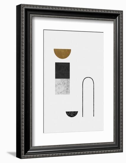 Abstract Luxe - Energy-Dana Shek-Framed Art Print