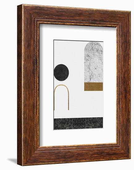 Abstract Luxe - Force-Dana Shek-Framed Art Print