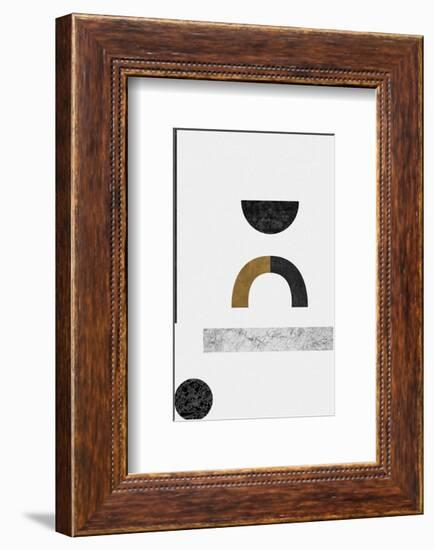 Abstract Luxe - Strength-Dana Shek-Framed Art Print