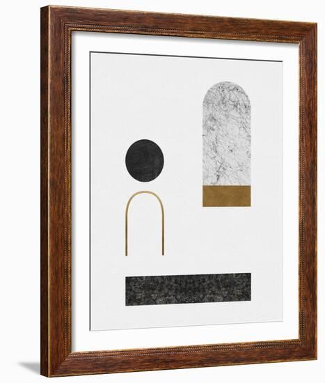 Abstract Luxe - Waning Force-Dana Shek-Framed Giclee Print