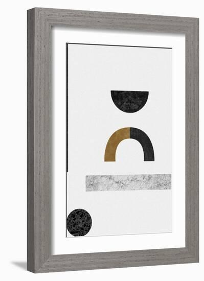 Abstract Luxe - Waning Strength-Dana Shek-Framed Art Print
