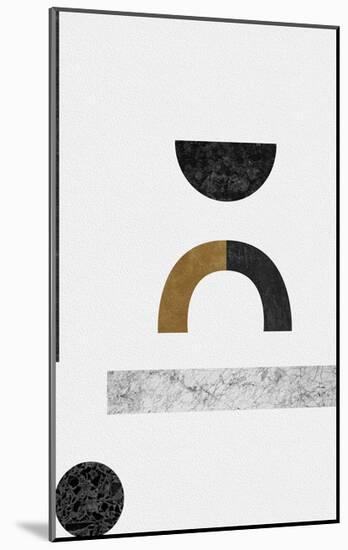 Abstract Luxe - Waning Strength-Dana Shek-Mounted Art Print