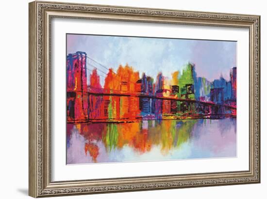 Abstract Manhattan-Brian Carter-Framed Art Print