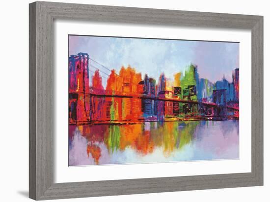 Abstract Manhattan-Brian Carter-Framed Art Print