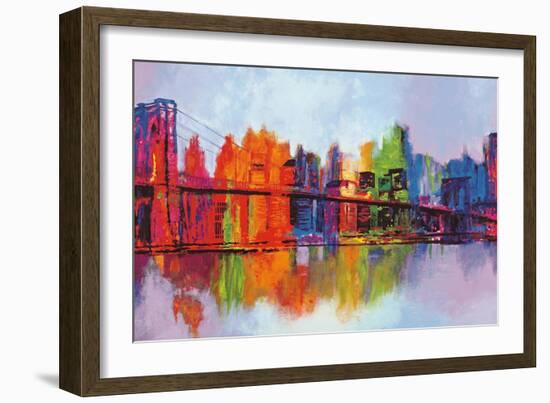 Abstract Manhattan-Brian Carter-Framed Art Print