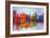 Abstract Manhattan-Brian Carter-Framed Art Print