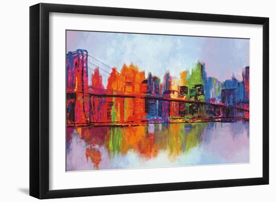 Abstract Manhattan-Brian Carter-Framed Art Print