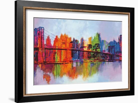 Abstract Manhattan-Brian Carter-Framed Art Print