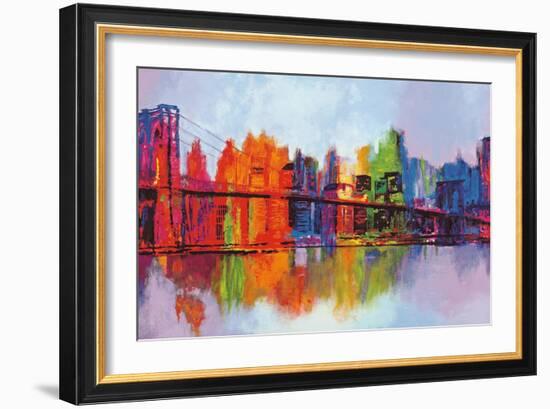 Abstract Manhattan-Brian Carter-Framed Art Print