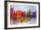 Abstract Manhattan-Brian Carter-Framed Art Print