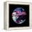 Abstract Marble Ball-Swedish Marble-Framed Stretched Canvas