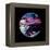 Abstract Marble Ball-Swedish Marble-Framed Stretched Canvas